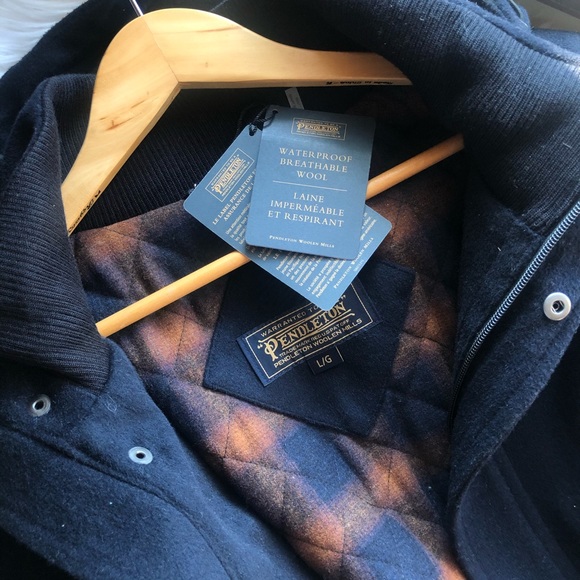 Pendleton // Bainbridge Wool Blend Hooded Coat - Picture 13 of 16